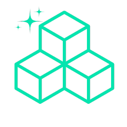 Icon representing 3 shipping boxes.